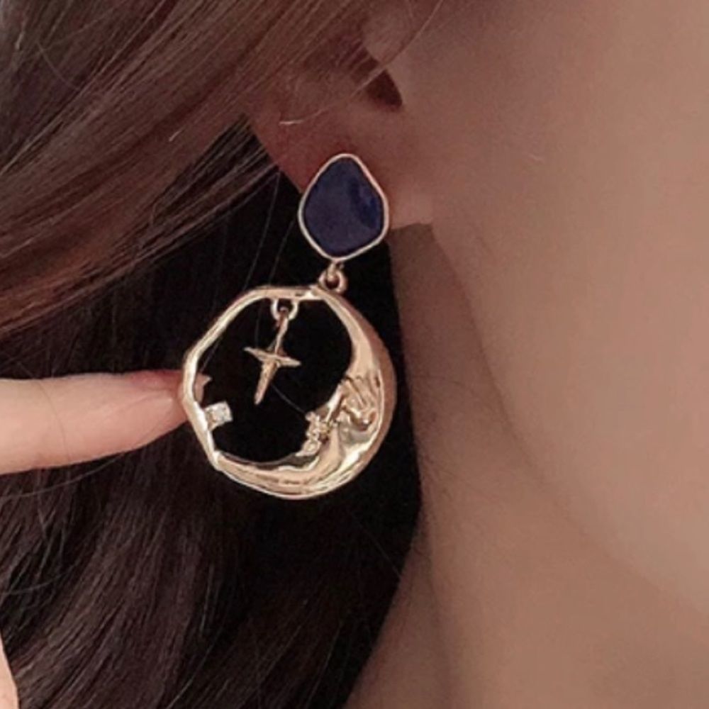 💫🌑Moon earrings 🌑💫 - Picture 3 of 3